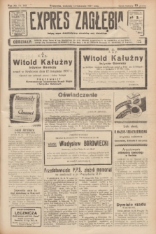 Expres Zagłębia : jedyny organ demokratyczny niezależny woj. kieleckiego. R.12, nr 315 (14 listopada 1937) + wkładka