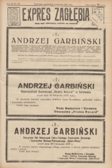 Expres Zagłębia : jedyny organ demokratyczny niezależny woj. kieleckiego. R.12, nr 316 (15 listopada 1937)