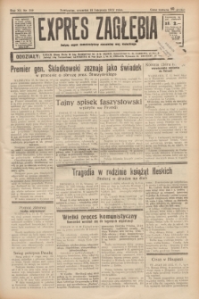 Expres Zagłębia : jedyny organ demokratyczny niezależny woj. kieleckiego. R.12, nr 319 (18 listopada 1937)