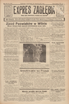 Expres Zagłębia : jedyny organ demokratyczny niezależny woj. kieleckiego. R.12, nr 323 (22 listopada 1937)
