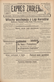 Expres Zagłębia : jedyny organ demokratyczny niezależny woj. kieleckiego. R.12, nr 341 (10 grudnia 1937)