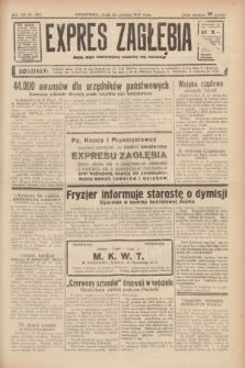 Expres Zagłębia : jedyny organ demokratyczny niezależny woj. kieleckiego. R.12, nr 353 (22 grudnia 1937)