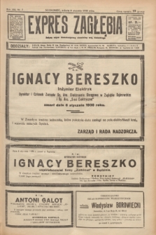Expres Zagłębia : jedyny organ demokratyczny niezależny woj. kieleckiego. R.13, nr 7 (8 stycznia 1938)