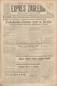 Expres Zagłębia : jedyny organ demokratyczny niezależny woj. kieleckiego. R.13, nr 24 (25 stycznia 1938)