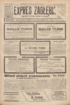 Expres Zagłębia : jedyny organ demokratyczny niezależny woj. kieleckiego. R.13, nr 29 (30 stycznia 1938) + wkładka