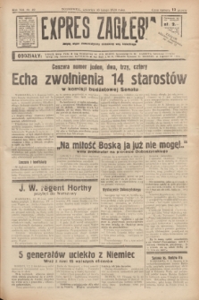 Expres Zagłębia : jedyny organ demokratyczny niezależny woj. kieleckiego. R.13, nr 40 (10 lutego 1938)