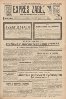 Expres Zagłębia : jedyny organ demokratyczny niezależny woj. kieleckiego. R.13, nr 48 (18 lutego 1938)