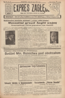 Expres Zagłębia : jedyny organ demokratyczny niezależny woj. kieleckiego. R.13, nr 53 (23 lutego 1938)