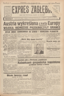 Expres Zagłębia : jedyny organ demokratyczny niezależny woj. kieleckiego. R.13, nr 70 (12 marca 1938)