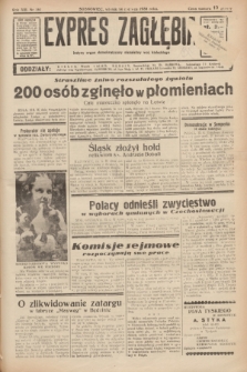 Expres Zagłębia : jedyny organ demokratyczny niezależny woj. kieleckiego. R.13, nr 161 (14 czerwca 1938)