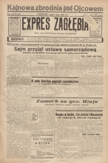 Expres Zagłębia : jedyny organ demokratyczny niezależny woj. kieleckiego. R.13, nr 185 (8 lipca 1938)
