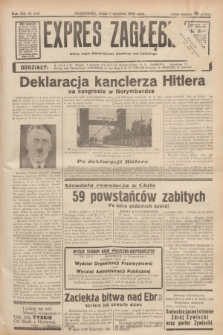 Expres Zagłębia : jedyny organ demokratyczny niezależny woj. kieleckiego. R.13, nr 245 (7 września 1938)