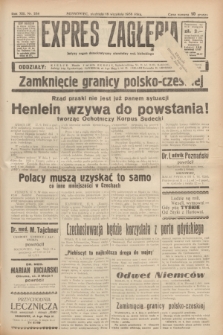 Expres Zagłębia : jedyny organ demokratyczny niezależny woj. kieleckiego. R.13, nr 256 (18 września 1938) + wkładka