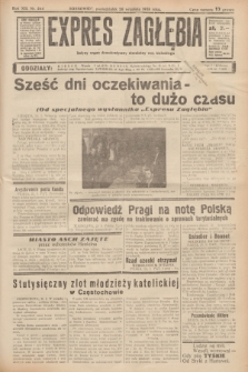 Expres Zagłębia : jedyny organ demokratyczny niezależny woj. kieleckiego. R.13, nr 264 (26 września 1938)