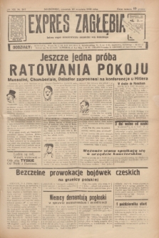 Expres Zagłębia : jedyny organ demokratyczny niezależny woj. kieleckiego. R.13, nr 267 (29 września 1938)