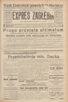 Expres Zagłębia : jedyny organ demokratyczny niezależny woj. kieleckiego. R.13, nr 270 (2 października 1938) + wkładka
