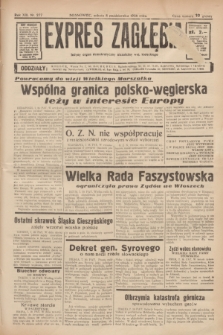Expres Zagłębia : jedyny organ demokratyczny niezależny woj. kieleckiego. R.13, nr 277 (8 października 1938)