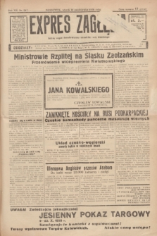 Expres Zagłębia : jedyny organ demokratyczny niezależny woj. kieleckiego. R.13, nr 287 (18 października 1938)