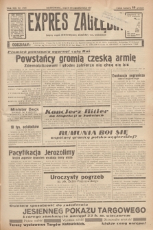 Expres Zagłębia : jedyny organ demokratyczny niezależny woj. kieleckiego. R.13, nr 290 (21 października 1938)