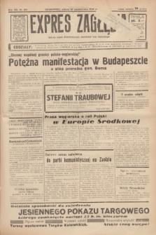 Expres Zagłębia : jedyny organ demokratyczny niezależny woj. kieleckiego. R.13, nr 291 (22 października 1938)