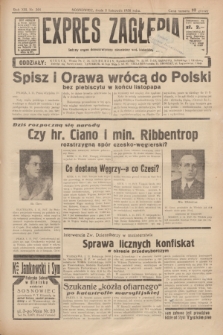Expres Zagłębia : jedyny organ demokratyczny niezależny woj. kieleckiego. R.13, nr 301 (2 listopada 1938)