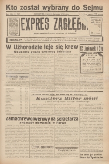 Expres Zagłębia : jedyny organ demokratyczny niezależny woj. kieleckiego. R.13, nr 307 (8 listopada 1938)