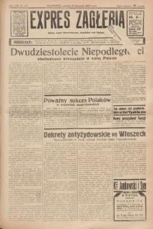 Expres Zagłębia : jedyny organ demokratyczny niezależny woj. kieleckiego. R.13, nr 311 (12 listopada 1938)
