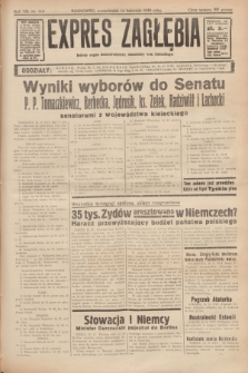 Expres Zagłębia : jedyny organ demokratyczny niezależny woj. kieleckiego. R.13, nr 313 (14 listopada 1938)