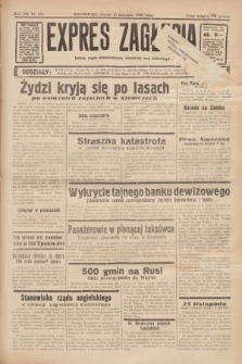 Expres Zagłębia : jedyny organ demokratyczny niezależny woj. kieleckiego. R.13, nr 314 (15 listopada 1938)