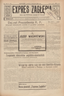 Expres Zagłębia : jedyny organ demokratyczny niezależny woj. kieleckiego. R.13, nr 316 (17 listopada 1938)