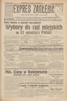 Expres Zagłębia : jedyny organ demokratyczny niezależny woj. kieleckiego. R.13, nr 349 (20 grudnia 1938)