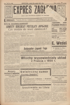 Expres Zagłębia : jedyny organ demokratyczny niezależny woj. kieleckiego. R.13, nr 352 (23 grudnia 1938)