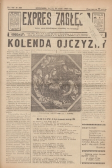 Expres Zagłębia : jedyny organ demokratyczny niezależny woj. kieleckiego. R.13, nr 353 (24 grudnia 1938) + wkładka