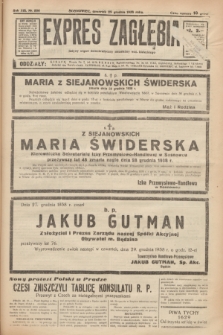 Expres Zagłębia : jedyny organ demokratyczny niezależny woj. kieleckiego. R.13, nr 356 (29 grudnia 1938)