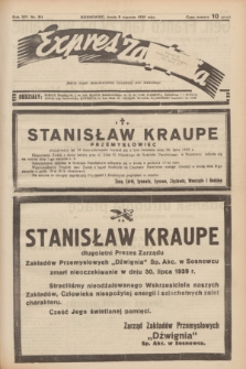 Expres Zagłębia : jedyny organ demokratyczny niezależny woj. kieleckiego. R.14, nr 211 (2 sierpnia 1939)
