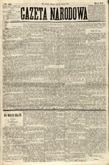 Gazeta Narodowa. 1876, nr 42