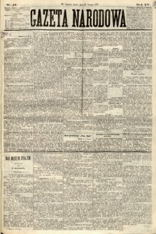 Gazeta Narodowa. 1876, nr 43