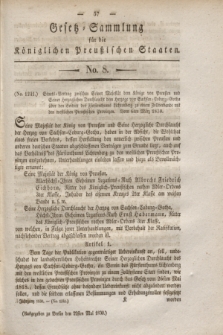 Gesetz-Sammlung für die Königlichen Preußischen Staaten. 1830, No. 8 (22 Mai)