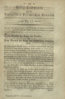 Gesetz-Sammlung für die Königlichen Preußischen Staaten. 1811, No. 17 (25 Juli)