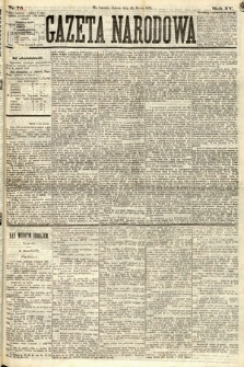 Gazeta Narodowa. 1876, nr 70