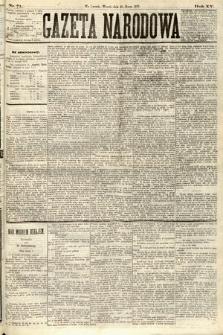Gazeta Narodowa. 1876, nr 71