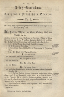 Gesetz-Sammlung für die Königlichen Preußischen Staaten. 1824, No. 9 (2 Juni)
