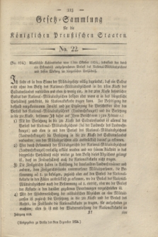 Gesetz-Sammlung für die Königlichen Preußischen Staaten. 1824, No. 22 (9 Dezember)