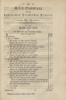Gesetz-Sammlung für die Königlichen Preußischen Staaten. 1824, No. 23 (22 Dezember)