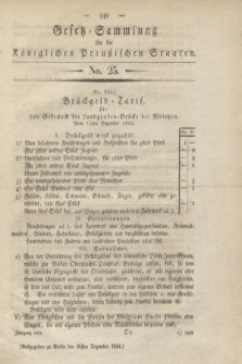 Gesetz-Sammlung für die Königlichen Preußischen Staaten. 1824, No. 25 (31 Dezember)