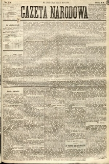Gazeta Narodowa. 1876, nr 74