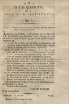 Gesetz-Sammlung für die Königlichen Preußischen Staaten. 1833, No. 6 (28 Mai)