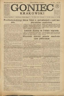 Goniec Krakowski. 1925, nr 211