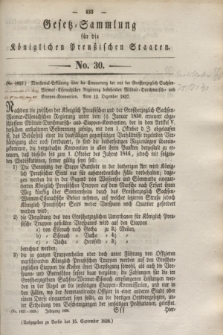 Gesetz-Sammlung für die Königlichen Preußischen Staaten. 1838, No. 30 (15 September)