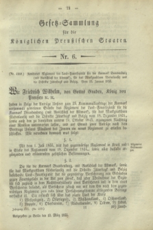 Gesetz-Sammlung für die Königlichen Preußischen Staaten. 1855, Nr. 6 (10 März)